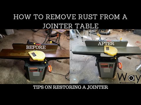 How To Remove Rust From A Jointer Table