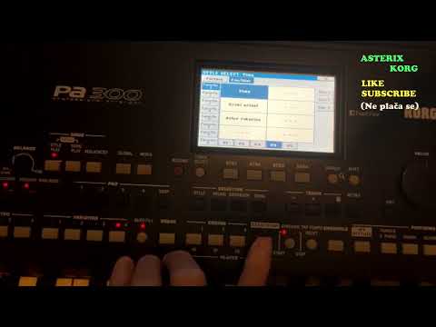 Korg pa300..klepanje novih ritmova