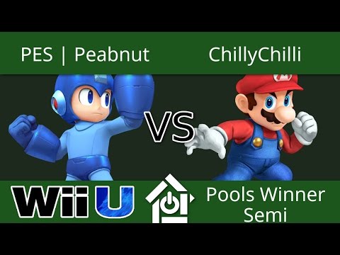 Down to Smash @UAB - PES | Peabnut (Megaman) vs ChillyChilli (Mario) - Smash 4 Pools Winner Semi