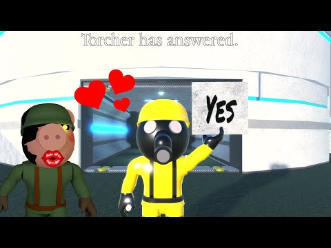 TORCHER IS IN LOVE WITH SOLDIER!! (Roblox Piggy) #Shorts
