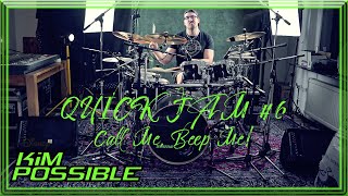 Kim Possible Drum Cover | Call Me, Beep Me! - Christina Milian // CRM
