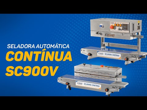 Seladora Automática Contínua SC-900V 220V R.BAIAO-25083 - Video