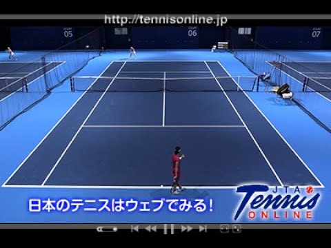 三菱全日本テニス選手権95th 女子シングルス 2回戦 牛島里咲 VS 加治遥
