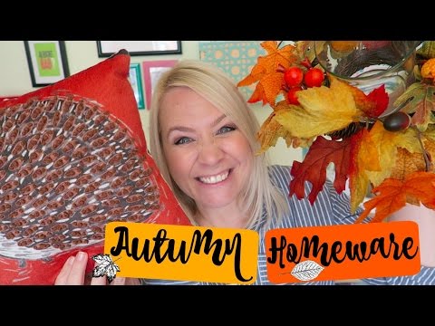 AUTUMN HOMEWARE HAUL! Crap I Didn't Need! (But Wanted) Video
