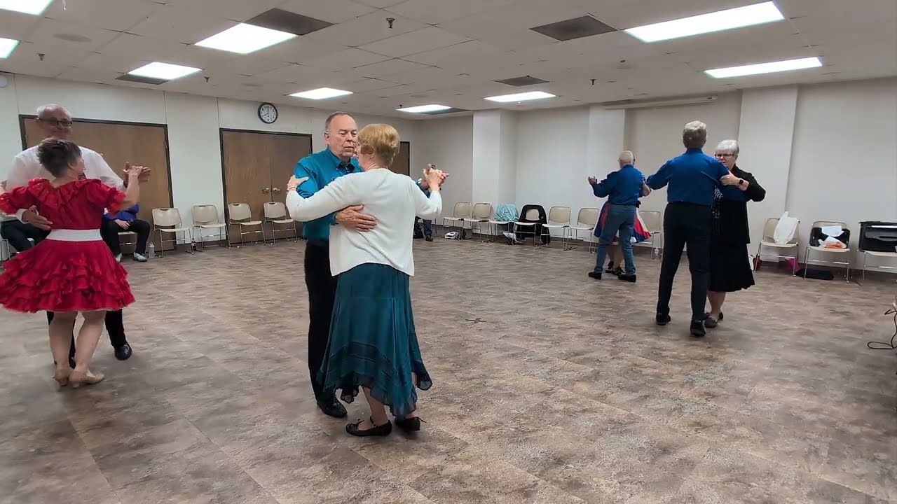 Round dancing with Glenda Morgan cueing at the 66th Annual Missouri State Festival in Cape Girardeau 10/11/25
