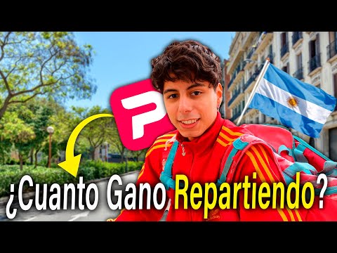 Un DÍA como REPARTIDOR en PEDIDOS YA 💰​🍔​ | ¿Cuánto DINERO se puede GANAR?
