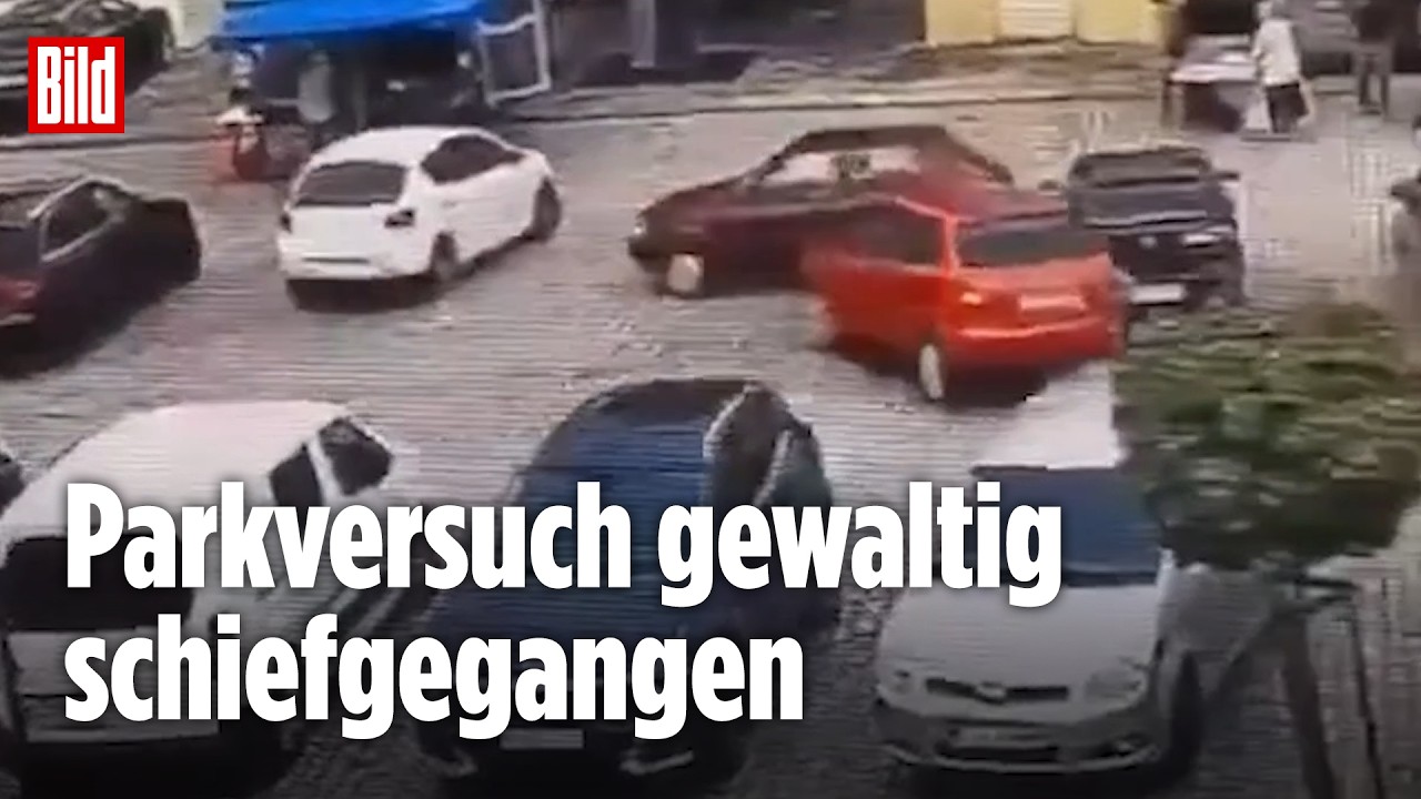 POLEN: 78-Jährige will einparken – und demoliert dabei 6 Autos