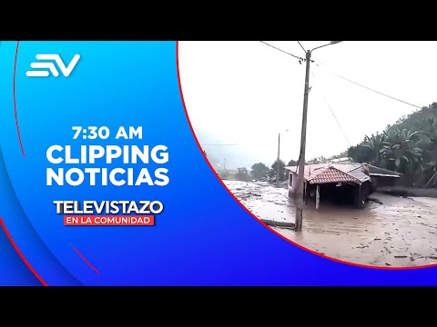 Vías de Chimborazo afectadas por las lluvias | Televistazo | Ecuavisa