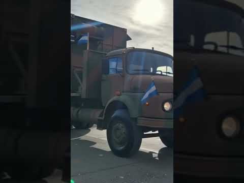 camiones del Ejercito de Río Mayo Chubut Argentina