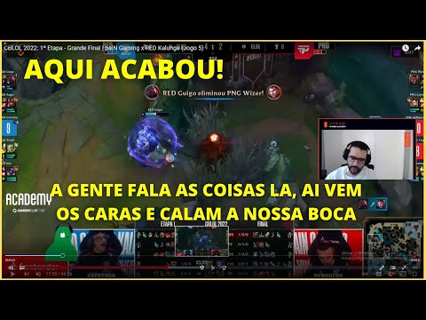 TAKESHI ANALISANDO PAIN VS RED - FINAL DO CBLOL