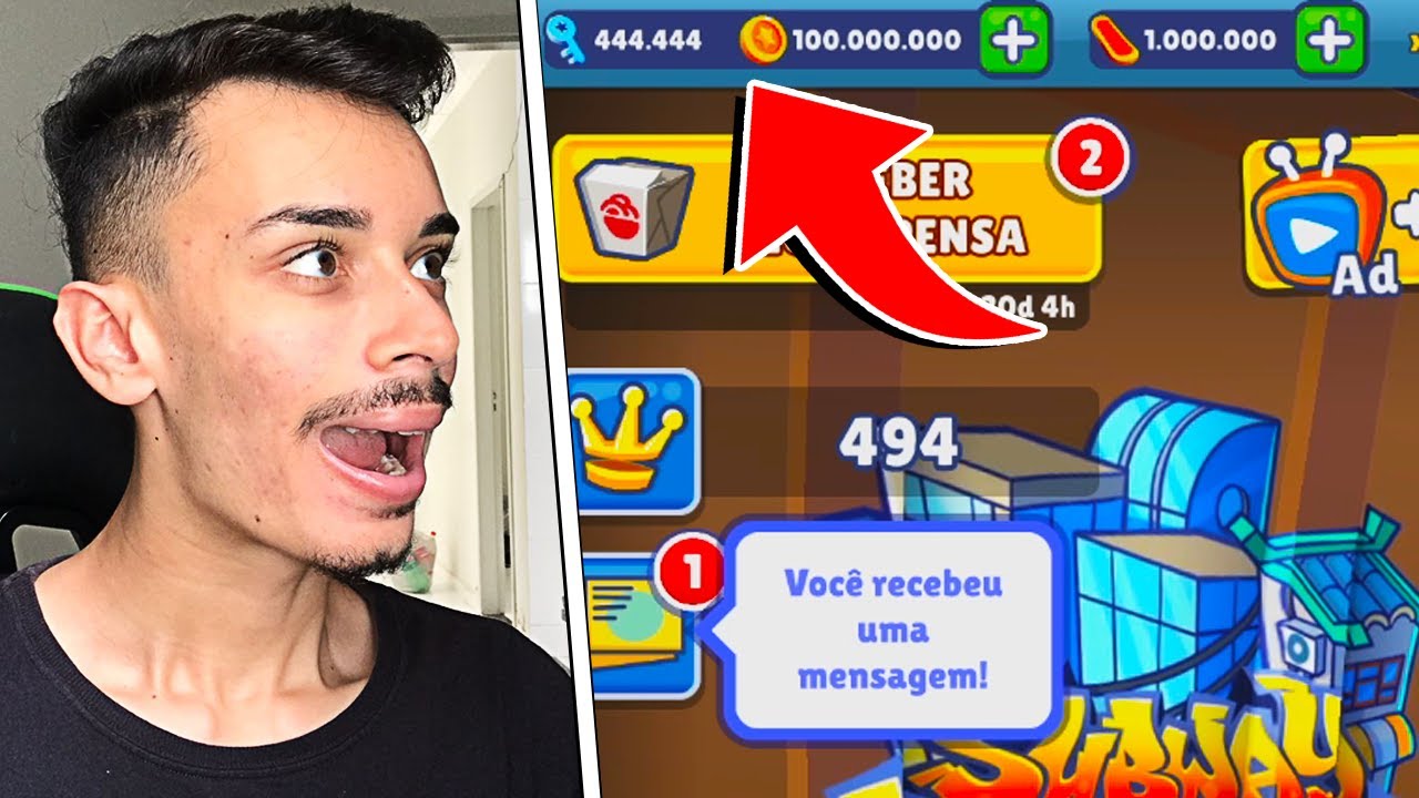 COMO TER MOEDAS E CHAVES INFINITAS NO SUBWAY SURFERS! ATUALIZADO! ‹ Jotinha ›