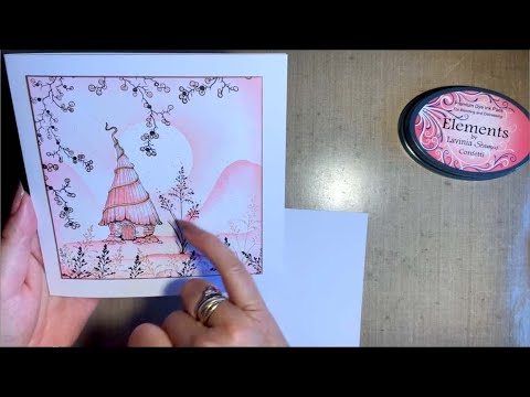 Honeysuckle Cottage is Pretty In Pink by Jo Rice - A Lavinia Stamps Tutorial