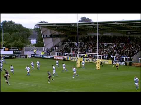 Newcastle Falcons 9-22 Bath Rugby - Aviva Premiership Rugby Highlights Round 1 | 03-09-11