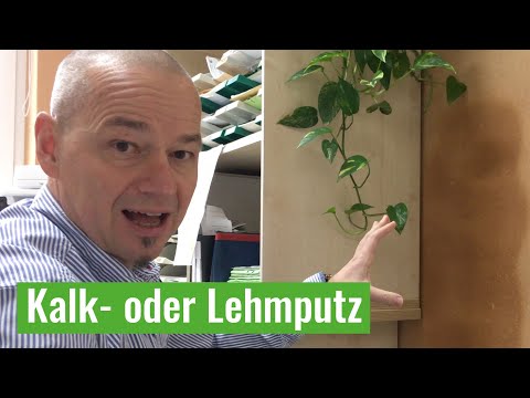 Kalk-  oder Lehmputz