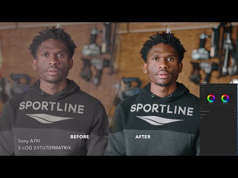 Dark Skin Color Grade in Premiere Pro( Slog2/ITU709 Matrix)