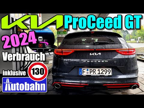2024 Kia ProCeed GT (204PS) - Real-Verbrauch - Autobahn Stadt Landstraße WLTP POV Test Bericht