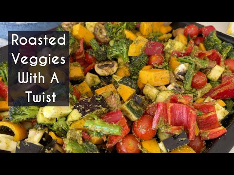 SLOW ROASTED VEGGIES WITH A TWIST | EASY PEASY ROASTED VEG | Kerry Whelpdale