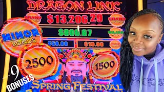 DRAGON LINK SPRING FESTIVAL CHASING THAT MAJOR AND GOT 9 BONUSES 🎰