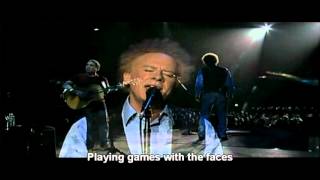 America with Lyrics - Simon &amp; Garfunkel Old Friends Live On Stage 2004