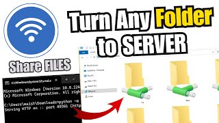 Turn any Folder into File Sharing SERVER in Windows 10/11