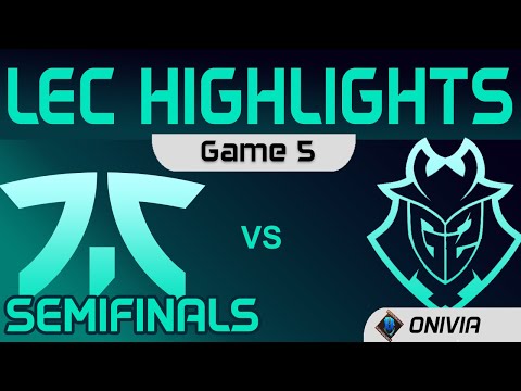 FNC vs G2 Highlights Game 5 Semifinals LEC Summer Playoffs 2020 Fnatic vs G2 Esports by Onivia