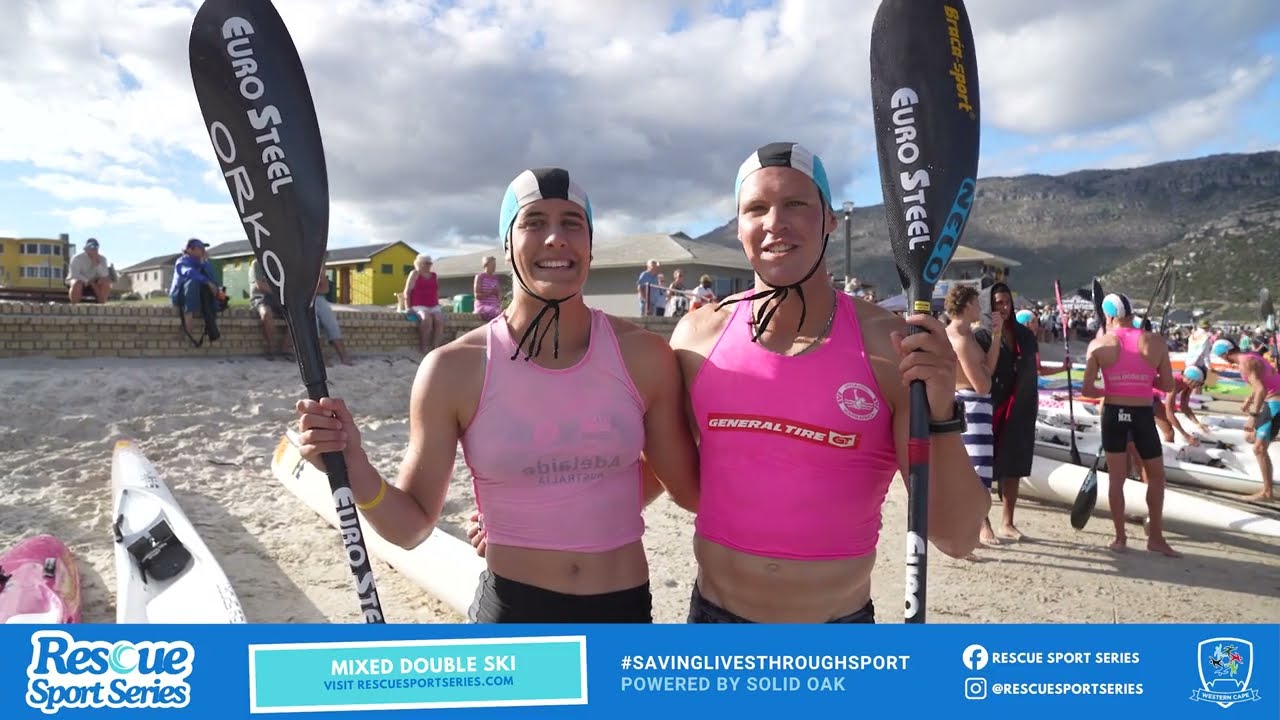 Mixed Double Ski | Lifesaving Sport | Fish Hoek | Cape Town | Rescue Sport Series