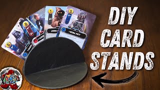 How to make a card stand using old CDs - Easy DIY