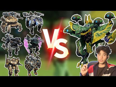🔥New Robot Ammit Verses All Titans Compared Face-Off!! - War robots test server - ArpitWR