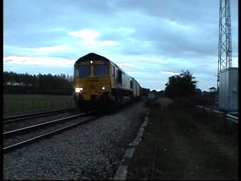 66538 on 4M64 Wentloog- Crewe Basford Hall at Moreton- On- Lugg