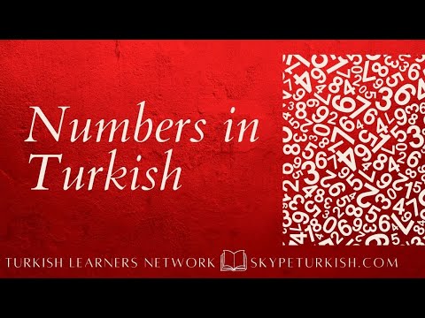 Numbers in Turkish (Previous Video Version)