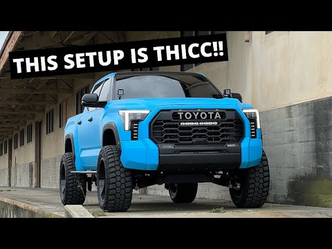 TUNDRA GETS WIDE!! LEXANI XVR-1 22x12 ON 37'S
