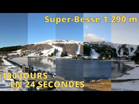 Besse Super Besse - Massif du Sancy ⏩ Timelapse 100 days