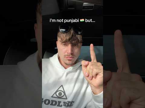 Foreigner respects Desi culture 4 😍 ​⁠@TayoRicci