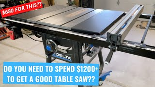 Big Saw On a Budget || Delta Contractor Table Saw 36-725T2 || Ridgid R4560 || Tool Review