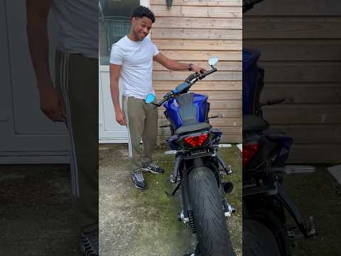 Yamaha MT-07 Sound Aggressive Black Widow Cold Start Fail💥💨 #mt07 #yamaha #motorcycle #shorts