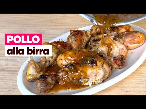 POLLO ALLA BIRRA: la ricetta facile per farlo TENERO e con una SALSINA CREMOSA 😋