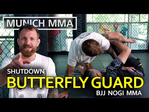 Stoppe & passe die Butterfly Guard. Sicher und simpel. Für MMA, BJJ, Nogi.