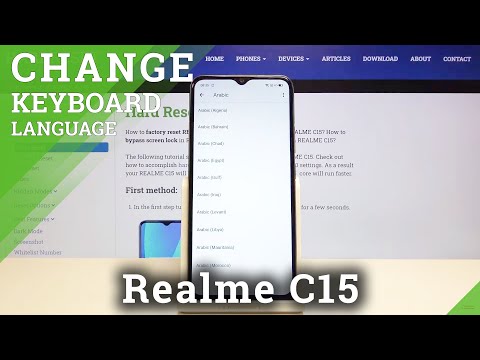 How to Change Keyboard Language in Realme C15 – Add Language to Keyboard
