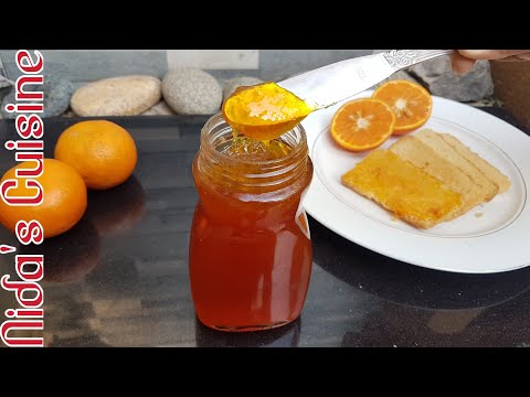 Orange Jam Recipe - 3 Ingredients Orange Jam Recipe - Nida's Cuisine - Jam Recipe