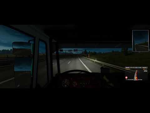 DAF F421 series drive (ETS2 1.33 with ProMods 2.32)