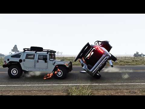 BeamNG Drive - Realistic Car Crashes #19