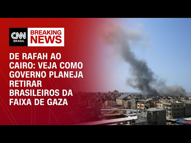 De Rafah ao Cairo: veja como governo planeja retirar brasileiros da Faixa de Gaza | BRASIL MEIO-DIA