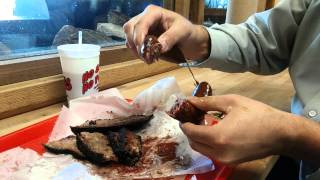 Tasty sausage at Kreuz Market in Bryan, Tx