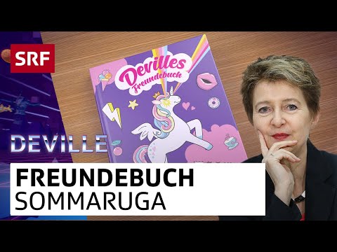 Devilles Freundebuch – Bundesrätin Simonetta Sommaruga | Deville