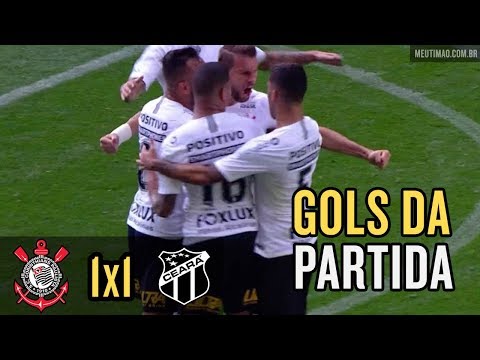 Corinthians 1x1 Ceará - GOLS DA PARTIDA - Brasileirão 2018