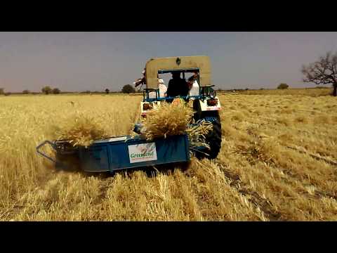 Tractor Mounted Reaper Binder Machine