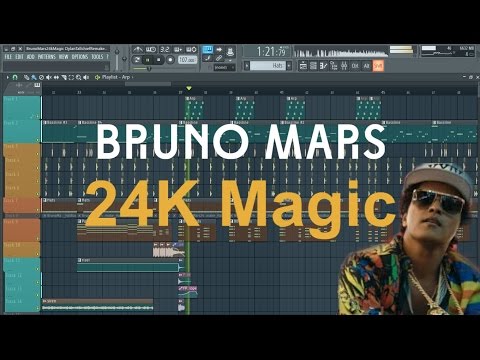 Bruno Mars - 24K Magic (FL Studio Remake/Instrumental)