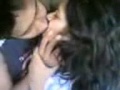 College Girl And Boy Kissing