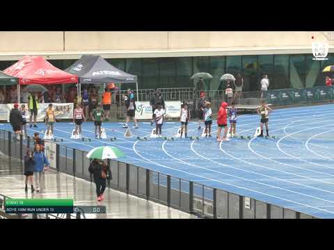 Boys Under 13 100m H7 - 2020 State Combined Events Championships // LAVicTV