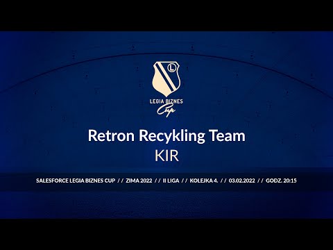 Skrót spotkania Retron Recykling Team - KIR ( Legia Biznes Cup Zima 2022 )